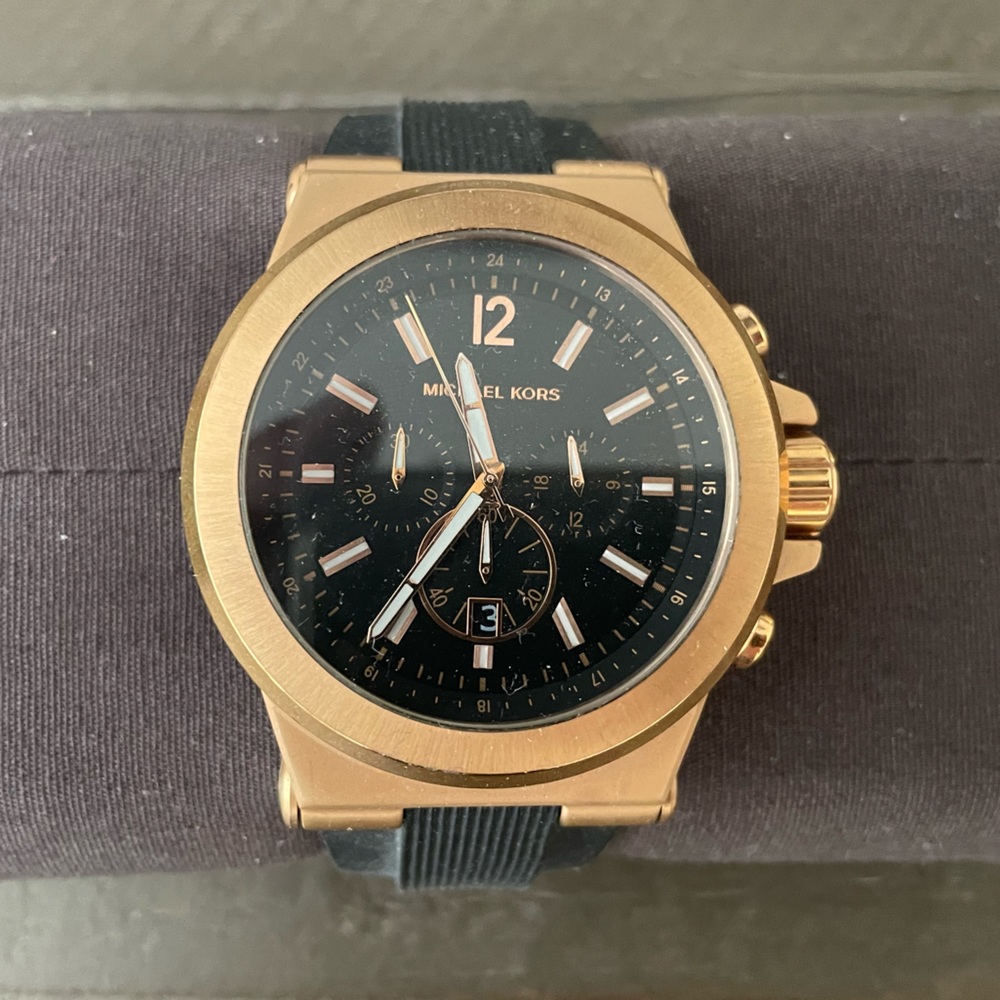 Michael Kors watch. Used, Minimal wear, no scratches or damage.